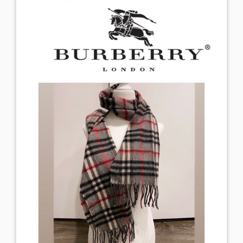 Authentic Burberry London 100% Cashmere Scarf